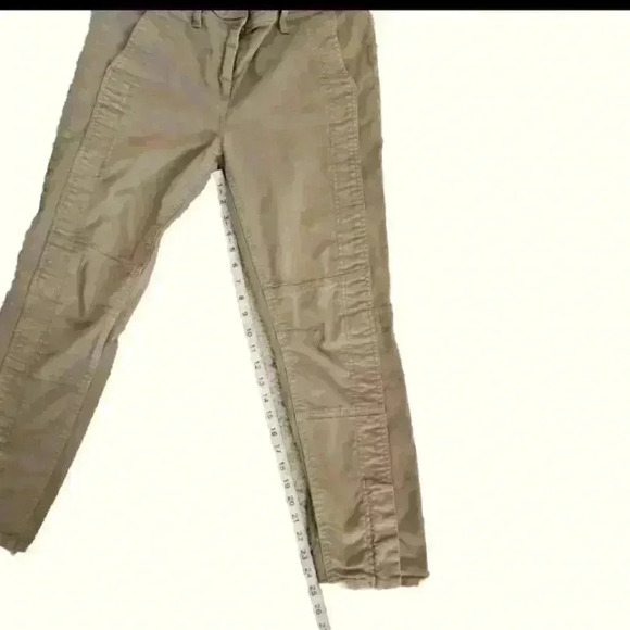 J. Crew Womens Green Ankle Moto Slim Fit Casual Pants 30 - Picture 11 of 13